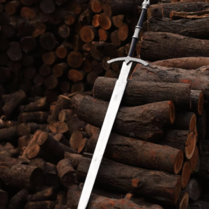 Damascus Sword, Viking Sword, Hand Forged Sword, Long Sword, Sword, Half-Tang Fantasy Sword, Larp Sword, Groomsmen Gift, Birthday Gift.