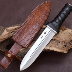 Hand forged Thorfinn dagger, Anime Vinland Saga Hunting Knife, Birthday gifts for friends buddy, Gifts for anime lovers husband men brother