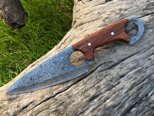 Skinner Knife with leather sheath/ gift for her/ gift for wife/ birthday gift anniversary gift - Image 3