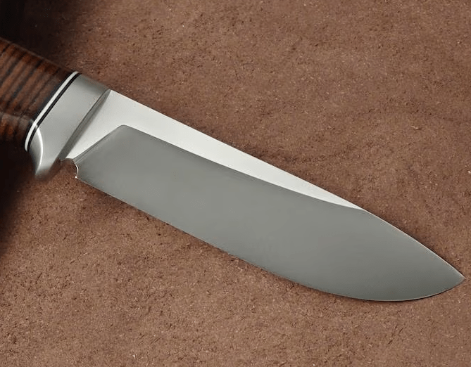 Hand Forged Damascus Steel Hunting Knife with Leather Handle & Sheath, Outdoor Camping Gift for Him, Collector Knife, Christmas Gift - Image 4