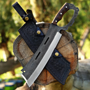 Hand Forged Cleaver Knife, Meat Chopper, Splitter, Perfect Gift on Halloween & Anniversary for Him
