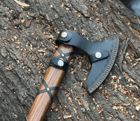 Ragnar Lothbrok Viking Axe, Hand Forged Carbon Steel Axe, Norse Ragnar inspired axe, Gift for Men, Handmade Viking Decor Collectible - Image 3