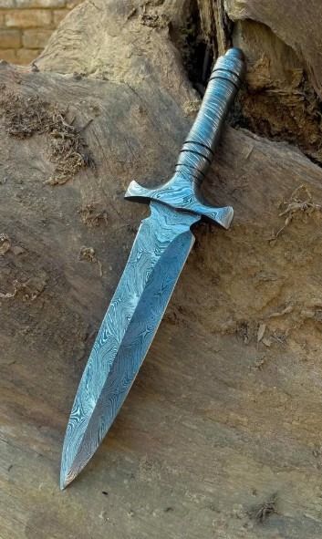 Custom Dagger/Handmade Dagger/Damascus body DAGGER/Camping knife/Viking knife/Wadding Gift/Every Carry/Happy Occasion/Best Gift USA/Man GIFT - Image 2