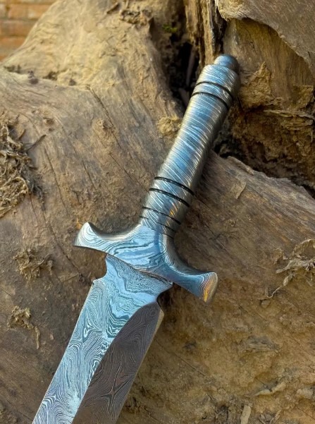 Custom Dagger/Handmade Dagger/Damascus body DAGGER/Camping knife/Viking knife/Wadding Gift/Every Carry/Happy Occasion/Best Gift USA/Man GIFT - Image 3