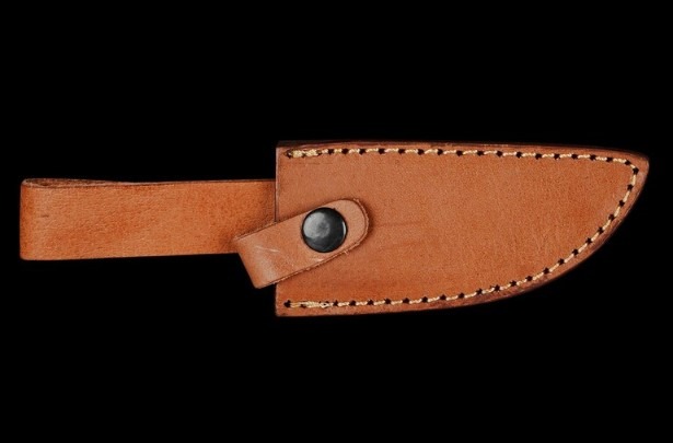 Handmade Damascus Steel Hunting Knife Camping Skinner Stag Handle with Leather Sheath Gift for him Pocket Knife USA Knives - Image 2