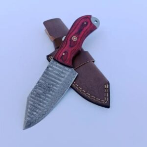 Damascus handmade skinner knife