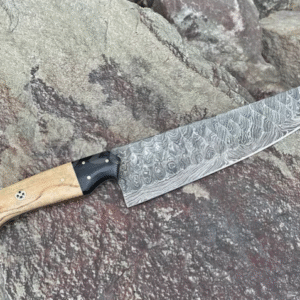 Chef Knife Damascus Steel Forged Blade - Personalized