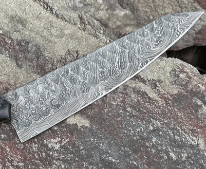 Chef Knife Damascus Steel Forged Blade - Personalized - Image 4