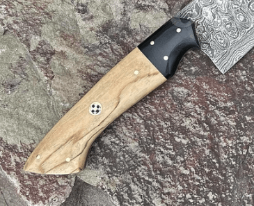 Chef Knife Damascus Steel Forged Blade - Personalized - Image 3
