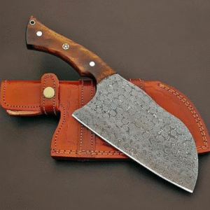 Hand Forged Damascus Steel Chef Cleaver Knife, Kitchen Knives | Chef Knives, Handmade Luxury Damascus Knife Gift for him, Gift for her