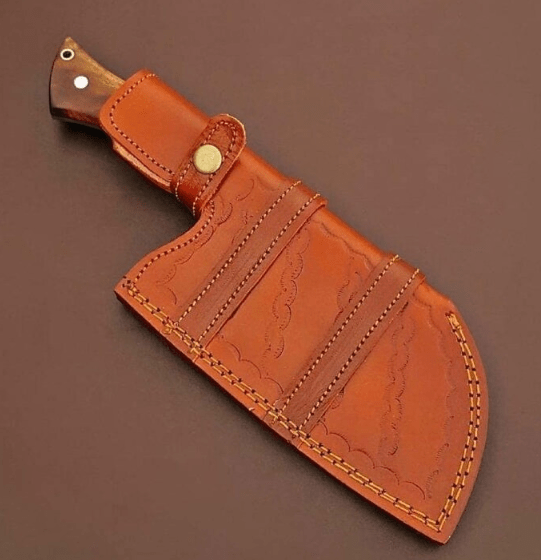 Hand Forged Damascus Steel Chef Cleaver Knife, Kitchen Knives | Chef Knives, Handmade Luxury Damascus Knife Gift for him, Gift for her - Image 2