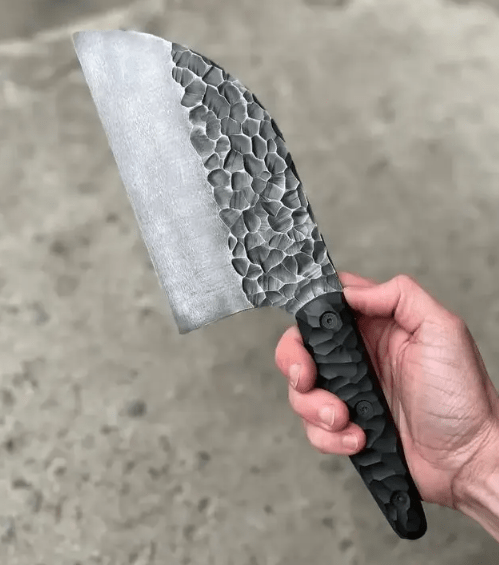 Serbian knife of 0.24in (with cover),meat cleaver, bone cleaver, Serbian knife, kitchen hatchet