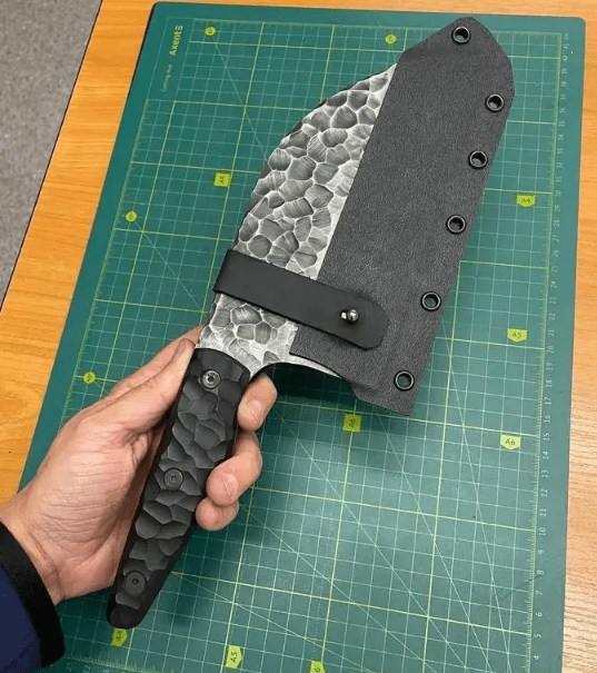 Meat cleaver, bone cleaver, Serbian knife, kitchen hatchet - Image 3