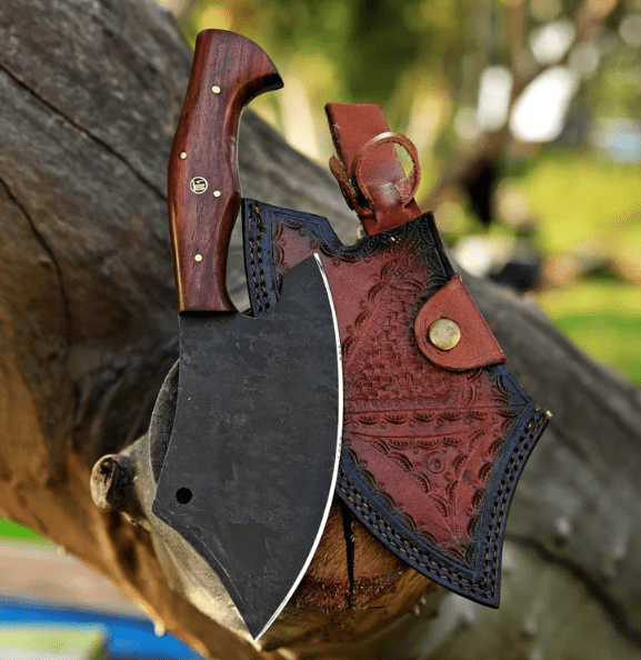 Hand Forged Cleaver Knife, Meat Chopper, Splitter, Perfect Gift on Halloween & Anniversary for Him