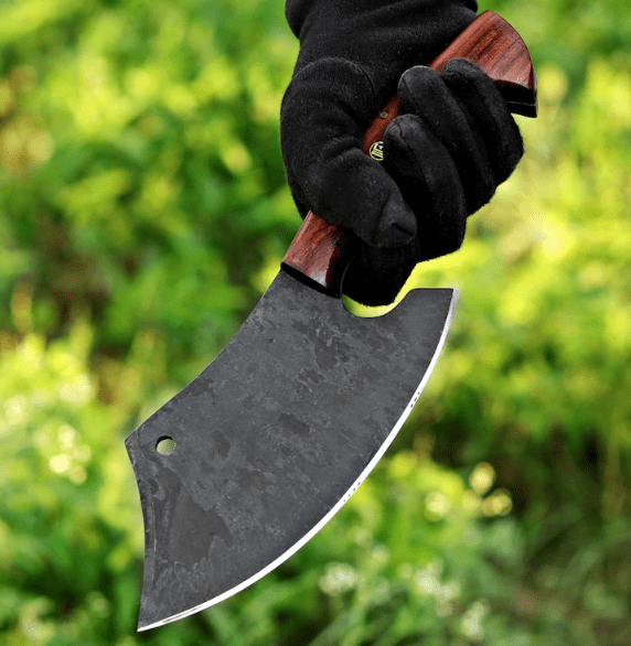 Hand Forged Cleaver Knife, Meat Chopper, Splitter, Perfect Gift on Halloween & Anniversary for Him - Image 2
