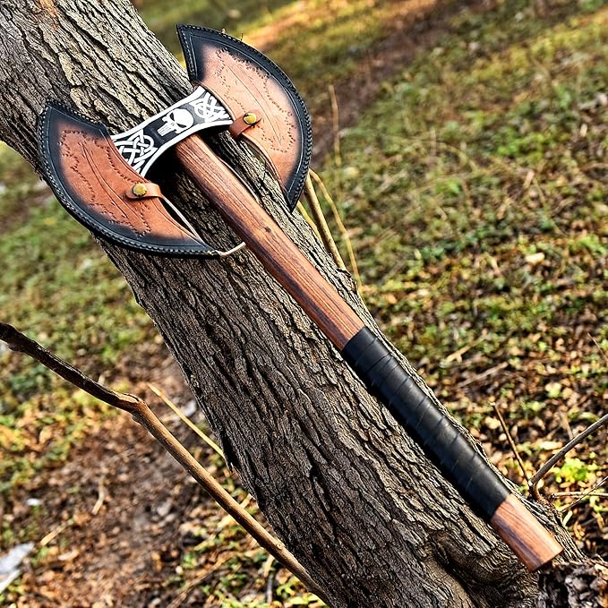Viking Axe Double Sided Axe Viking Axe Real Double Head Axe Viking Warrior Axe Medieval Axe Real Medieval Axe Christmis Gift - Image 4