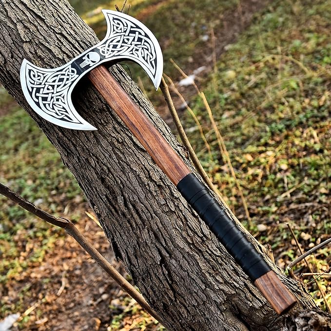 Viking Axe Double Sided Axe Viking Axe Real Double Head Axe Viking Warrior Axe Medieval Axe Real Medieval Axe Christmis Gift - Image 5