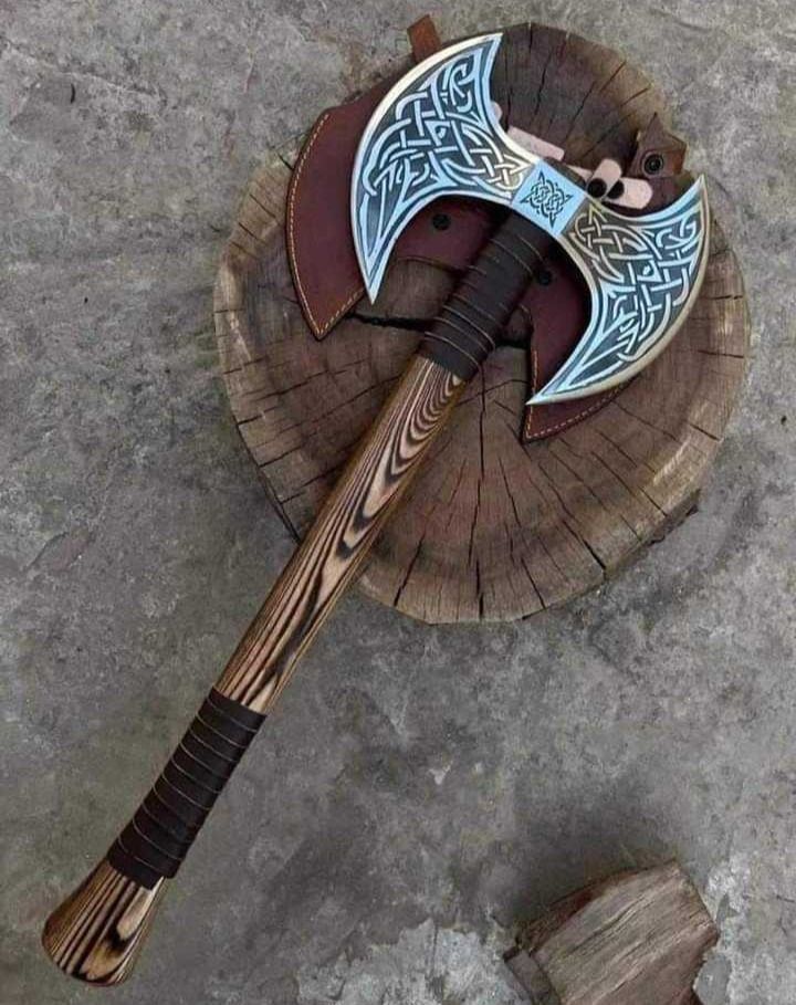 Viking Axe Double Sided Axe Viking Axe Real Double Head Axe Viking Warrior Axe Medieval Axe Real Medieval Axe Christmis Gift - Image 8